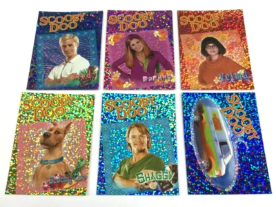 2002 Inkworks Scooby Doo Movie 1 Trading Card 6-Sparkly Foil Chase Card Full Set - Image 1 of 3
