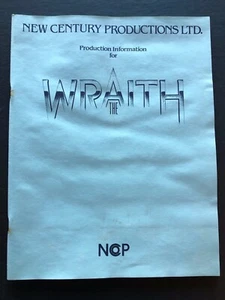 The Wrath (Sheen/Quaid, 1986) - Press Kit Production Booklet - Picture 1 of 2