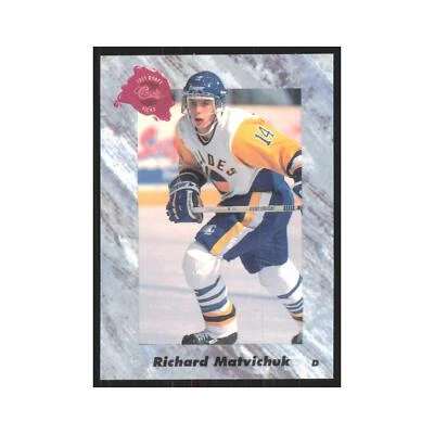 Richard Matvichuk 1991 Classic #7 Minnesota North Stars Hockey Card NM - Image 1 of 3