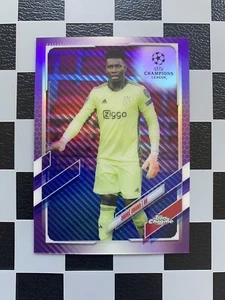 2020-21 Topps Chrome UCL Andre Onana Purple Carbon Fiber Ajax - Bild 1 von 2