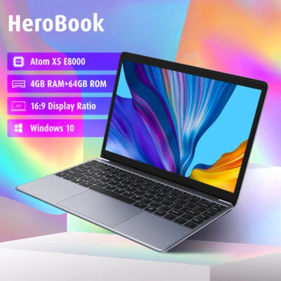 CHUWI 14.1in Windwos Laptop Computer PC Intel E8000 QuadCore 8G RAM 256G SSD - Image 1 of 4