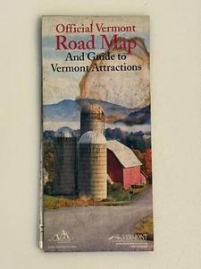 Vermont Official Road Map Guide to Vermont Attractions Recreation Travel Highway - Picture 1 of 6