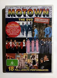 Motown: The DVD (Definitive Performances) RARE Live 1960s 70s TV Performances - Picture 1 of 3