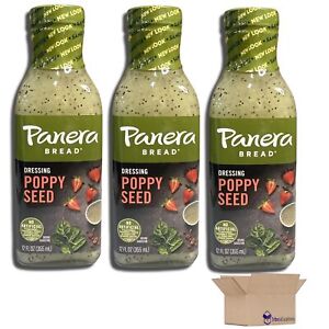 Tribeca Curations | Poppy Seed Salad Dressing by Panera | 12 Ounce | Pack of 3