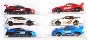 Hot Wheels -Red/White/Blue- Nissan 35GT/180SX/Leaf Nismo-Loose W/Clamshell Cases - Picture 1 of 20