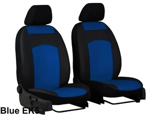 VW GOLF Mk8 2020 - 2023 ART. LEATHER TAILORED FRONT SEAT COVERS - Picture 1 of 12