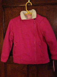 Nannette Girl 5 NWT Lined Pink Jacket Coat - Picture 1 of 10