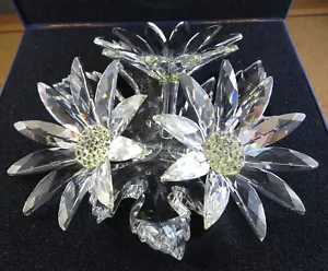 Statuina cristallo Swarovski ritirata #252976 MAXI COMPOSIZIONE FLOREALE come nuova scatola - Foto 1 di 12
