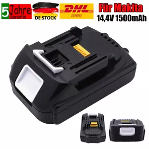 14,4V 1,5Ah für Makita Akku BL1415N BL1430B BL1440B BL1450B 196875-4 194065-3 - Bild 1 von 17