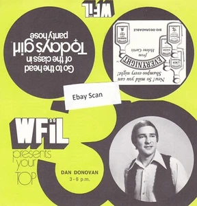WFIL Philadelphia PA Top 40 Radio Music Survey 10-16-72 Led Zeppelin #6 Stairway - Picture 1 of 2