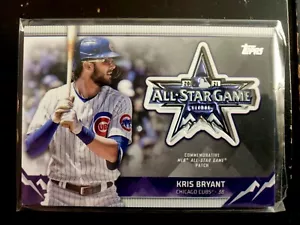 2021 Topps Update Kris Bryant All-Star Game Logo Patch Relic Cubs ASGP-KB - Picture 1 of 2