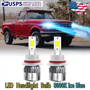 Bombilla de faro LED azul 9007 High-Lo C6 para Ford F-150 1992-2003 F-250 1992-1999 - Imagen 1 de 12