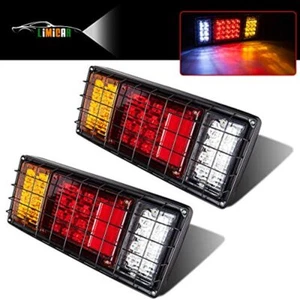 40 LED Trailer Tail Lights Kit Waterproof Turn Signal Brake Reverse Running For - Picture 1 of 7