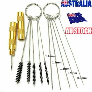 11pcs Airbrush Cleaning Needle & Brush Accessories Kit for Spray Gun Cleaner GD - Picture 1 of 9