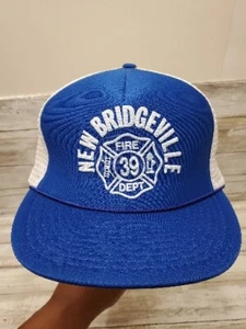 Nuevo Departamento de Bomberos de Bridgeville: Sombrero de Camionero - Malla Trasera Snapback Gorra Cuerda - Imagen 1 de 13