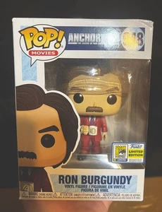 Funko Pop ! Ron Burgundy / Anchorman-(Comic Con San Diego 2020 Sticker) ! - Picture 1 of 9