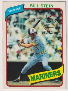 1980 O-Pee-Chee MLB #121 Bill Stein Mariners Cardinals White Sox Rangers - Picture 1 of 2