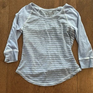 Mudd Brand Soft 3/4 Sleeve Striped Shirt Girls Size Small 7/8 - Picture 1 of 4