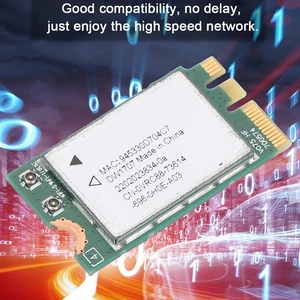 For Atheros QCNFA335 NGFF 300M Wireless BT 4.0 Network Card DW1707 NEW - Afbeelding 1 van 11