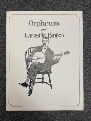 Vintage Orpheum & Langstile Banjo Lange Banjo Accessories Catalog - Image 1 of 4