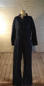 pre-owned VINTAGE navy blue KEY mechanic coveralls / workwear - size XLS - Picture 1 of 22