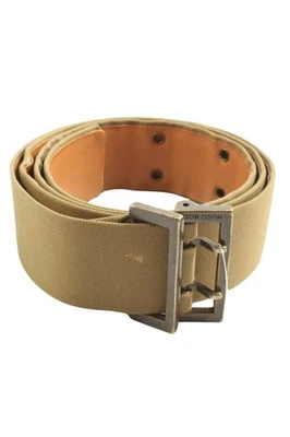HUGO BOSS Ceinture de taille Dames Ceinture T EU 95 bronze style décontracté - Photo 1/4