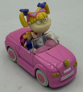 De colección Nickelodeon Rugrats Angelica & Cynthia Diecast Pink Car Move 1999 Viacom - Imagen 1 de 5
