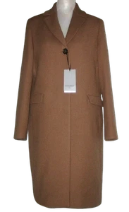 Abrigo Cinzia Rocca NOTCH Cuello Lana CACHEMIRA 12 Hecho en ITALIA PRECIO DE VENTA SUGERIDO POR EL FABRICANTE $1085 NUEVO CON ETIQUETAS - Imagen 1 de 6