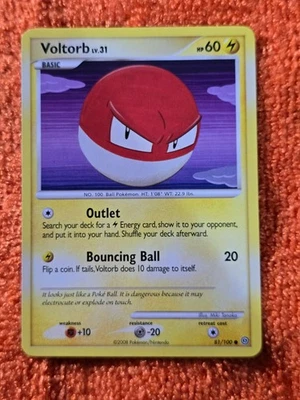 2008 Pokemon Diamond and Pearl Stormfront #81 Voltorb, C, NF/H, cd17 - Image 1 of 3