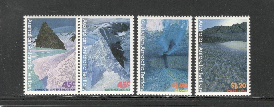 ANTARCTICA - LANDSCAPES - SET #L98-101 - MNH - YR 1996 - Image 1 of 1