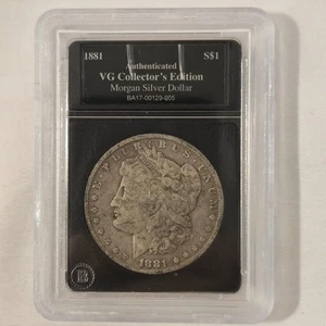 Frühe - 1881 - O Morgan Silber Dollar - 90% US Münze *949 - Bild 1 von 2