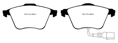 EBC DP41946R fits Audi 07-10 TT Quattro 3.2 Yellowstuff Front Brake Pads - Image 1 of 4