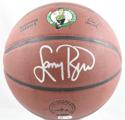 Larry Bird Autographed NBA Wilson Celtics Logo Basketball - Beckett W Hologram - Image 1 of 2