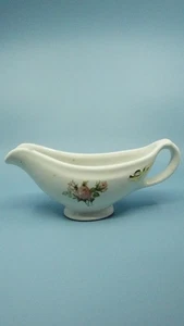 BOTE DE SALSA BLANCA DE COLECCIÓN "HALL CON FLORES PLATO ESTILO RESTAURANTE ~~PESADO - Imagen 1 de 5