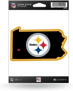 Pittsburgh Steelers 5 Inch Sticker Decal, Home State Design, Flat Vinyl, Full... - Picture 1 of 2