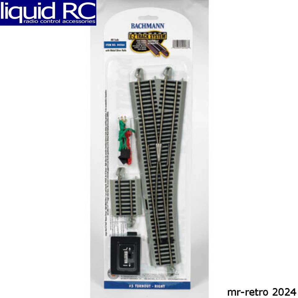 Bachmann 44566 HO NS EZ #5 Remote right-hand Switch - Image 1 of 1