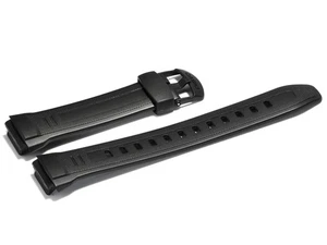 Uhrenarmband Casio für W-212H, Kunststoff, schwarz - Bild 1 von 1