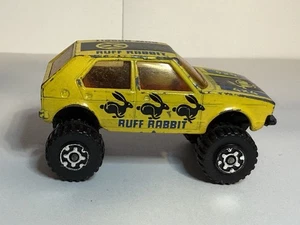 1984 Matchbox Yellow Romping Rabbit MB7 - Red Interior/No Tow Hook Made in Macau - Picture 1 of 5
