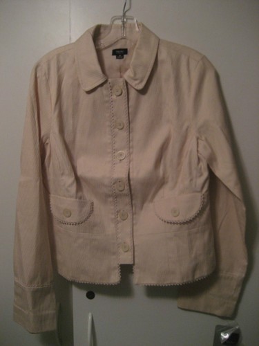 OFF WHITE Giacca blazer tuta Mossimo beige panna bianco sporco bellissima taglia M nuova con etichetta