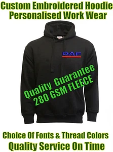 NEW Custom Embroidered Hoodies With Free Logo Garage & Technicians Names - Picture 1 of 18