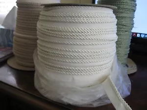 off-white rope cording 3/16" CONSO 12 yards satin finish - Picture 1 of 5