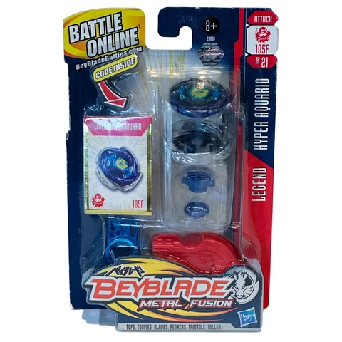 Hasbro Hyper Aquario BB-21 Beyblade Metal Fusion Cover