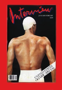 INTERVIEW MAGAZINE- JANUARY/FEBRUARY 1983 -XXIII OLYMPIAD- LA 1984- BRUCE WEBER - Picture 1 of 12