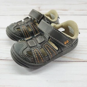 Stride Rite Surprize Baby Toddler Boys Brown Sandals Size 4 Ace - Picture 1 of 8