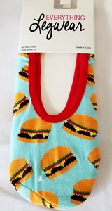 EVERYTHING LEGWEAR No-Show-Socken 1 Paar - Damenschuhgröße 4-10, Cheeseburger - Bild 1 von 2