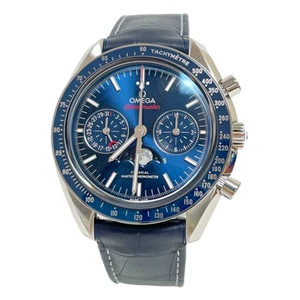 Omega Speedmaster Moonphase Chronograph 44mm Blue 304.33.44.52.03.001 - Picture 1 of 4