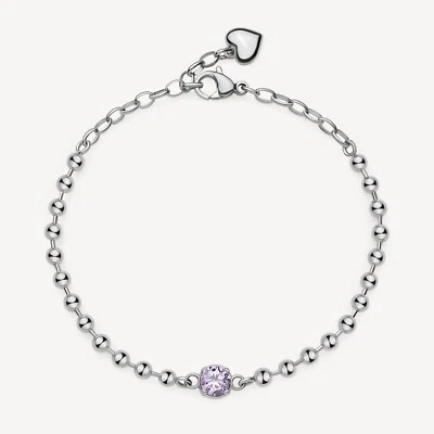 BROSWAY DESIDERI BRACCIALE DONNA ACCIAIO CON ZIRCONE E CUORE BEI083 (4964) - Immagine 1 di 4