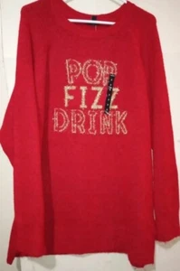 Maglione da donna Torrid taglie forti taglia 3 o 22/24 nuovo con etichette festività - Foto 1 di 7