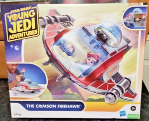 Star Wars The Crimson Firehawk, 17" Ship with 2 Action Figures, Toy for Kids NEW - Picture 1 of 3