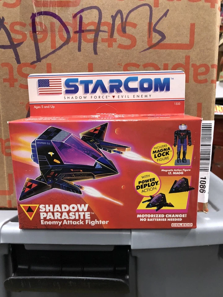 Vintage Starcom Shadow Parasite Attack Fighter MIB Coleco 1986